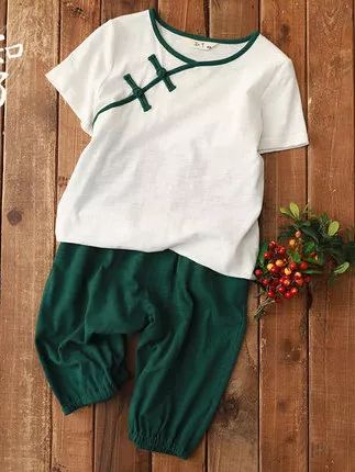 夏季改良中国风童装,改良版中式童装