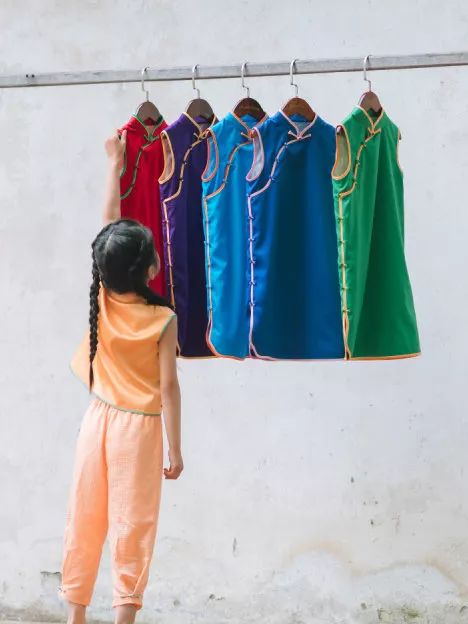 夏季改良中国风童装,改良版中式童装