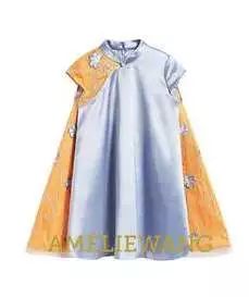 夏季改良中国风童装,改良版中式童装