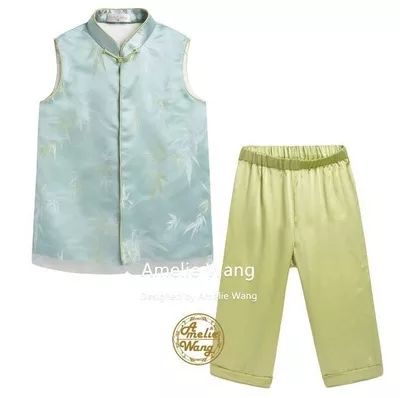 夏季改良中国风童装,改良版中式童装