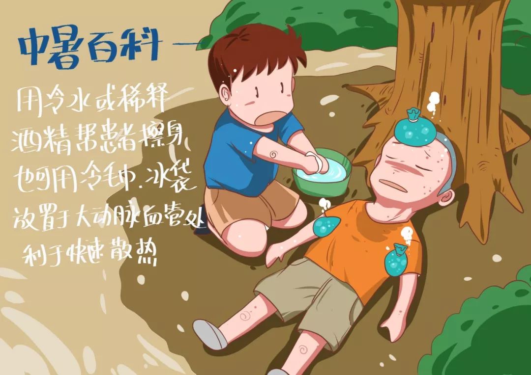 热热热快趁热收下这份防中暑指南,及时解暑超实用防中暑指南