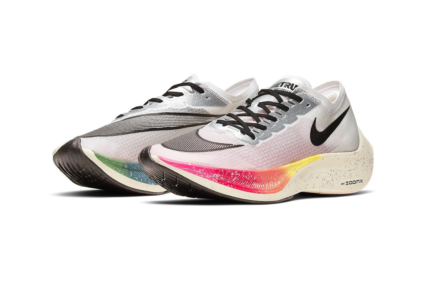 最强跑鞋nikezoomxvaporflynext,彩虹底跑鞋nike