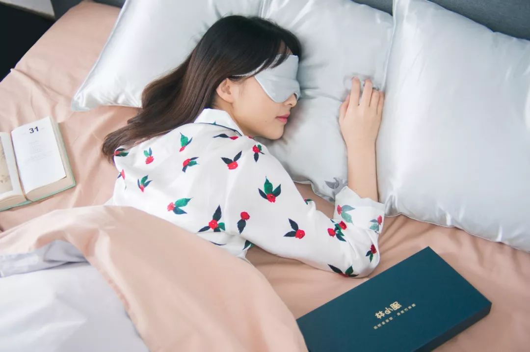 真丝枕套真丝眼罩,真丝枕套加眼罩