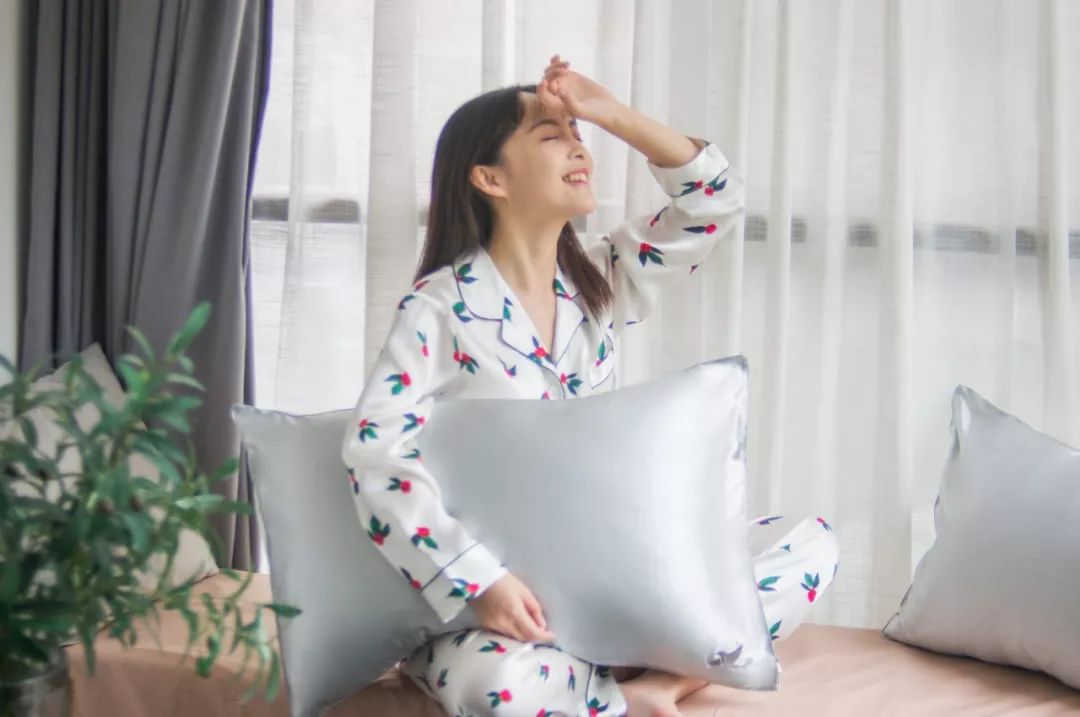 真丝枕套真丝眼罩,真丝枕套加眼罩