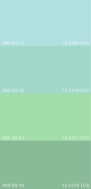 20年春夏男装流行色,2020国际服装春夏男装色彩配比