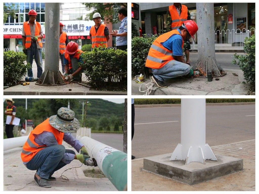 崆峒公安分局大力改造优化交通指示牌提升道路交通公共服务能力