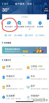 @沧州人忘带社保卡?手机支付宝就可使用电子社保卡!