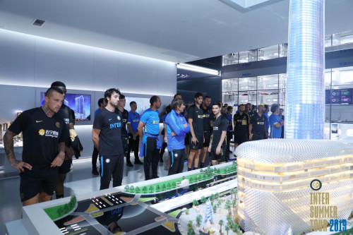 国际米兰抵达南京苏宁总部,苏宁国际米兰现状