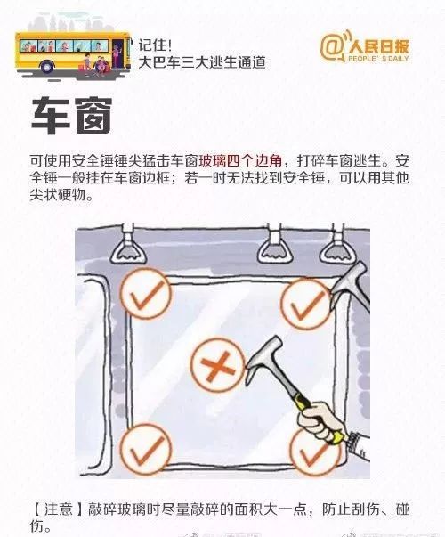 客车逃生自救方法,客车遇险该如何自救