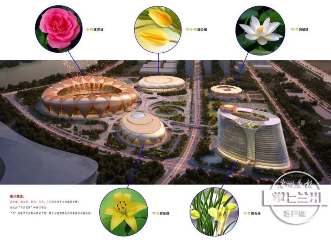 兰州奥体设计效果图,兰州奥体中心设计成鸟巢