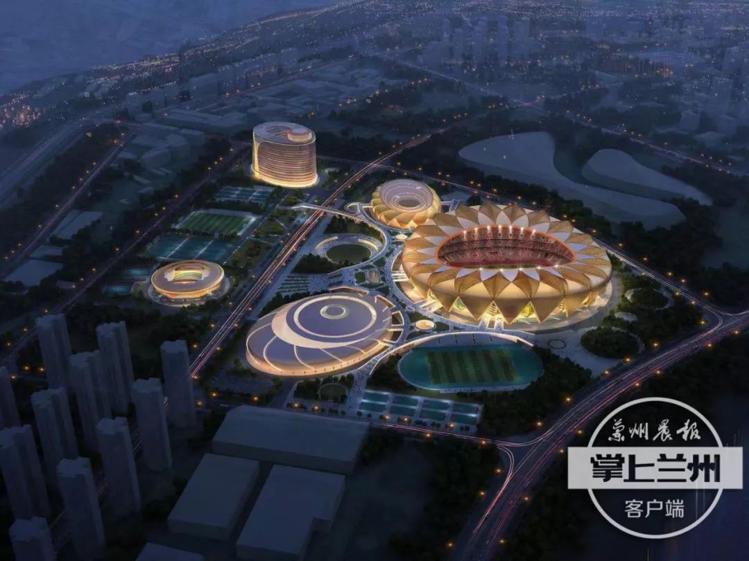 兰州奥体设计效果图,兰州奥体中心设计成鸟巢