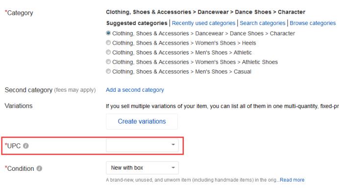 ebay怎么设置code,ebay识别码怎么填写