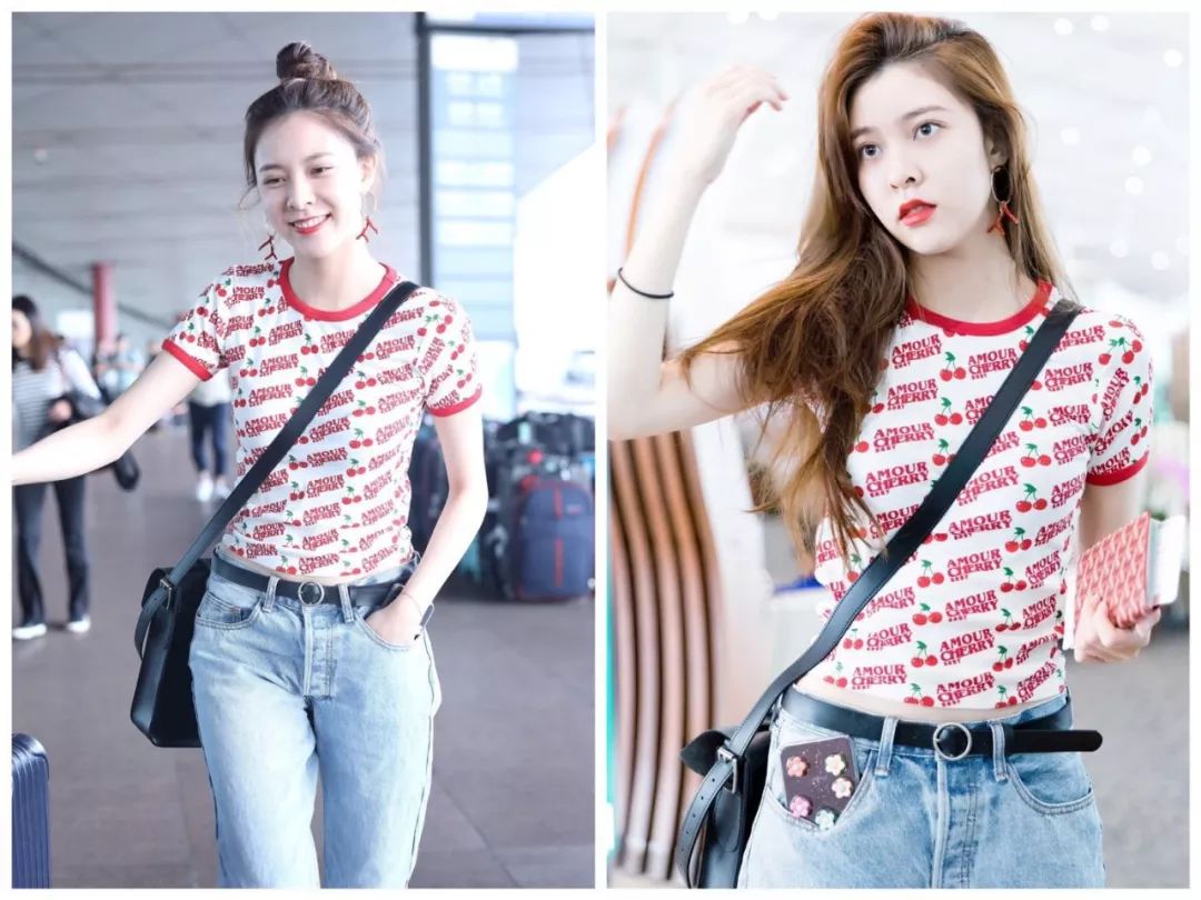 杨幂泫雅风,泫雅机场黑西服穿搭