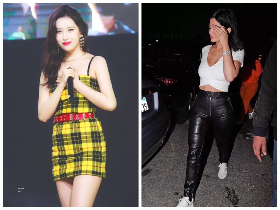 杨幂泫雅风,泫雅机场黑西服穿搭