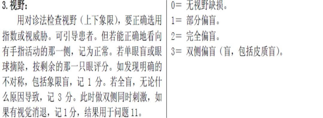 「干货」卒中最常用的NIHSS评分，你用对了吗？