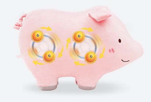 可爱按摩抱枕,超可爱动物抱枕一元十个