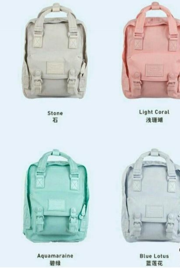 doughnut甜甜圈双肩包石灰色,doughnut粉色