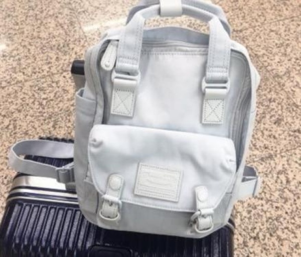 doughnut甜甜圈双肩包石灰色,doughnut粉色