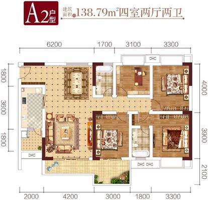 桑植县荣融御林华府,桑植御林华府7栋1号户型图
