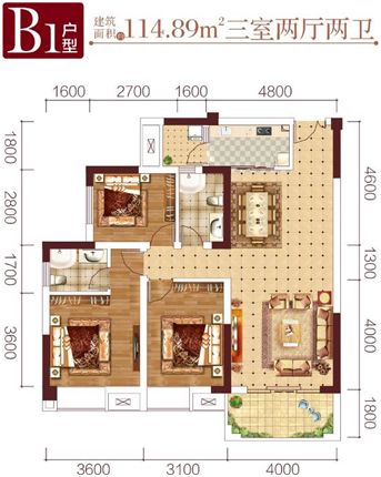 桑植县荣融御林华府,桑植御林华府7栋1号户型图