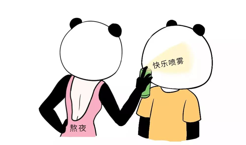 漫画科普:小剧场--熬夜时身体里在上演哪些好戏?