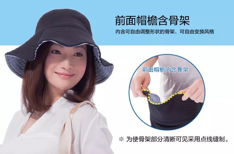 防紫外线超好的防晒帽遮脸,不容易被风吹翻的防晒帽推荐