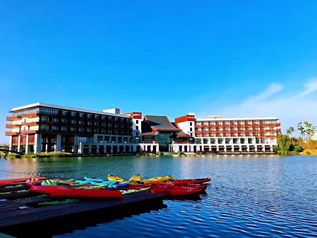 水月周庄铂尔曼酒店夜景,周庄水月铂尔曼酒店