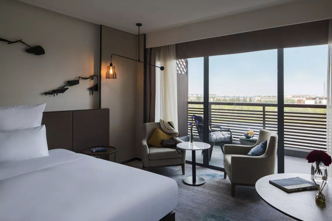 水月周庄铂尔曼酒店夜景,周庄水月铂尔曼酒店