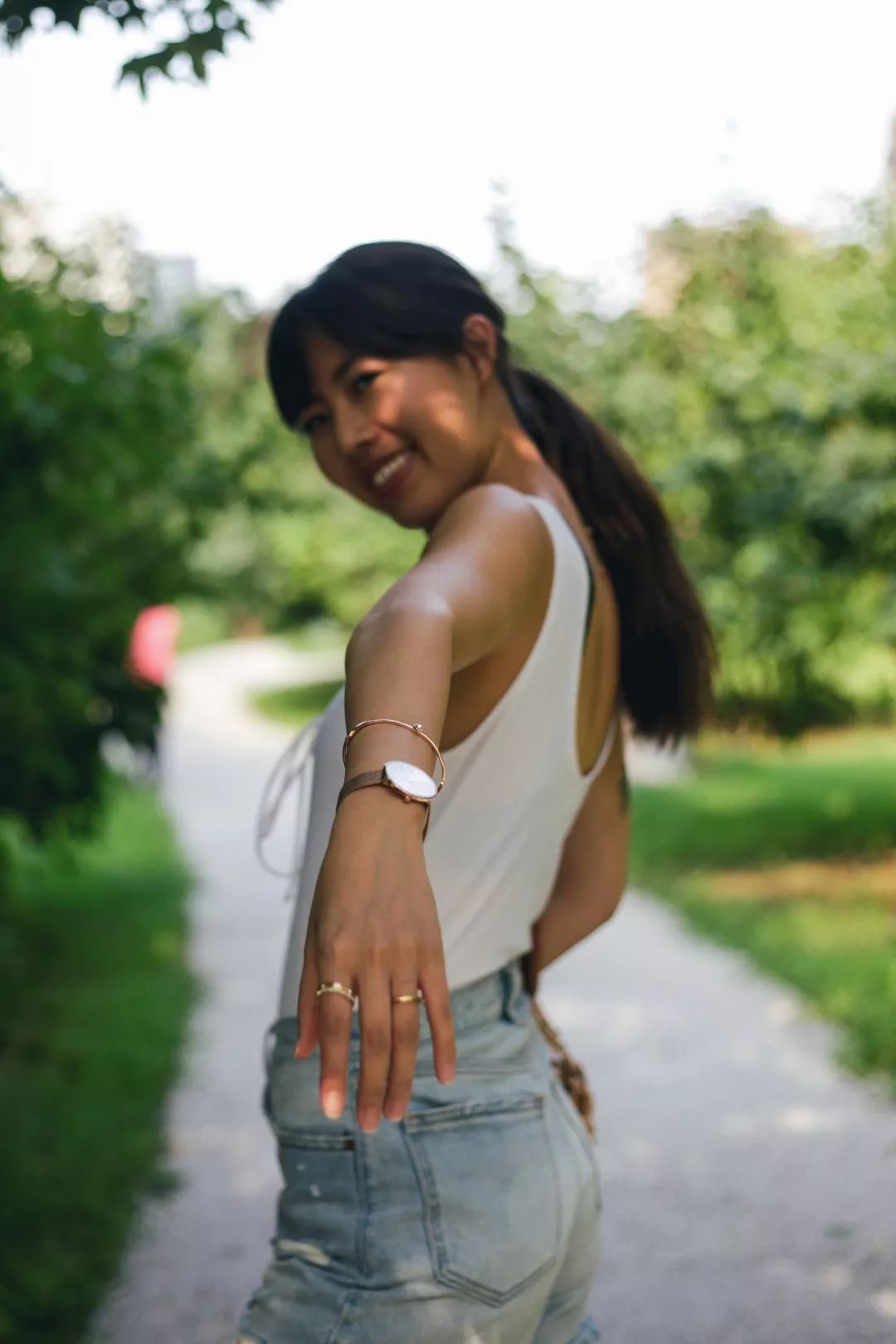 古法风戒指,法式红复古银戒指