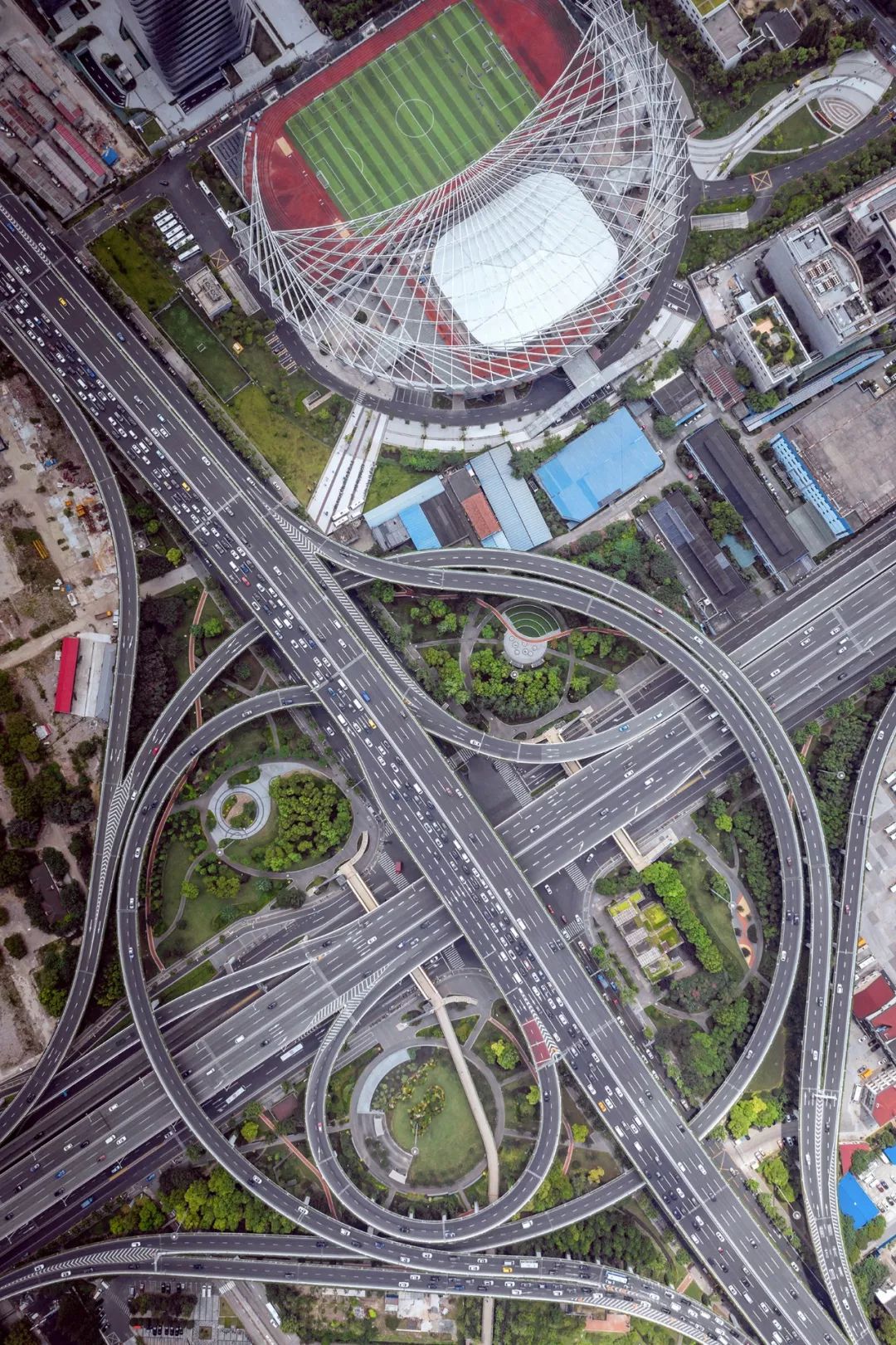 立交桥桩连接,立交桥桥