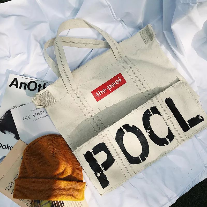 高颜值ins风学生党帆布袋,高质量帆布袋时尚百搭