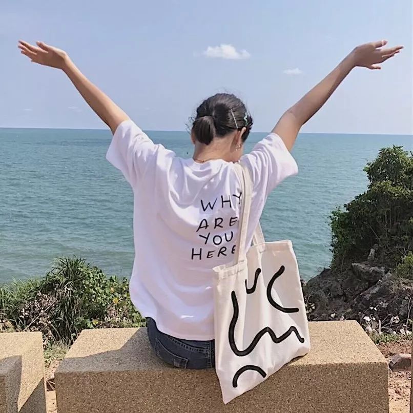 高颜值ins风学生党帆布袋,高质量帆布袋时尚百搭