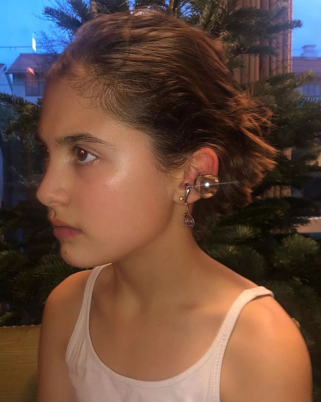 没有耳洞的明星是怎么戴耳环的,明星同款耳夹无耳洞