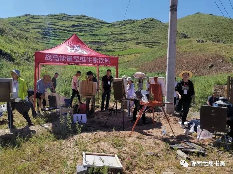 武都书画摄影展,写生武都