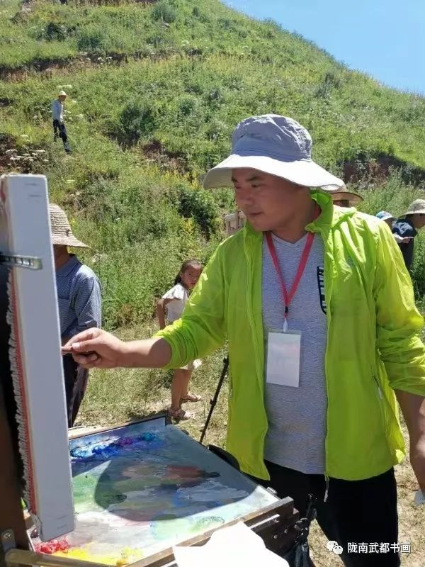 武都书画摄影展,写生武都