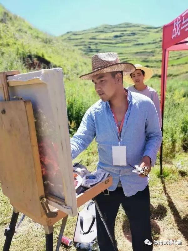 武都书画摄影展,写生武都
