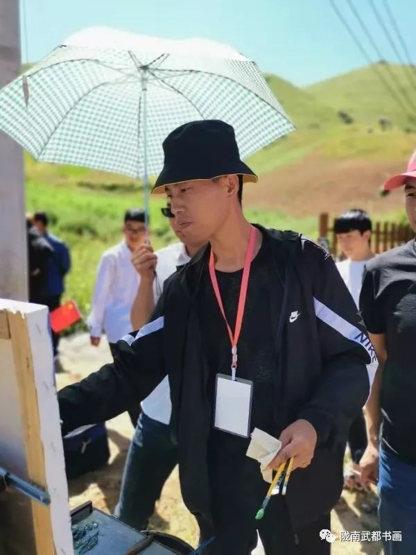 武都书画摄影展,写生武都