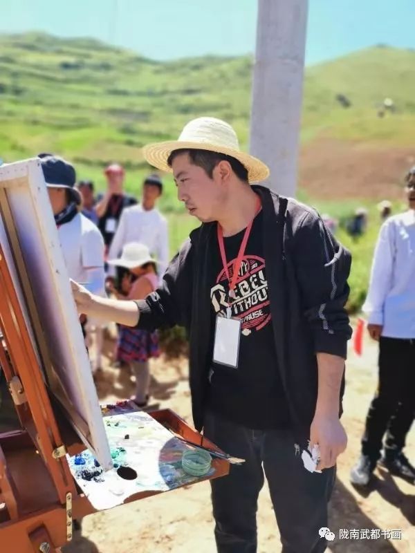 武都书画摄影展,写生武都