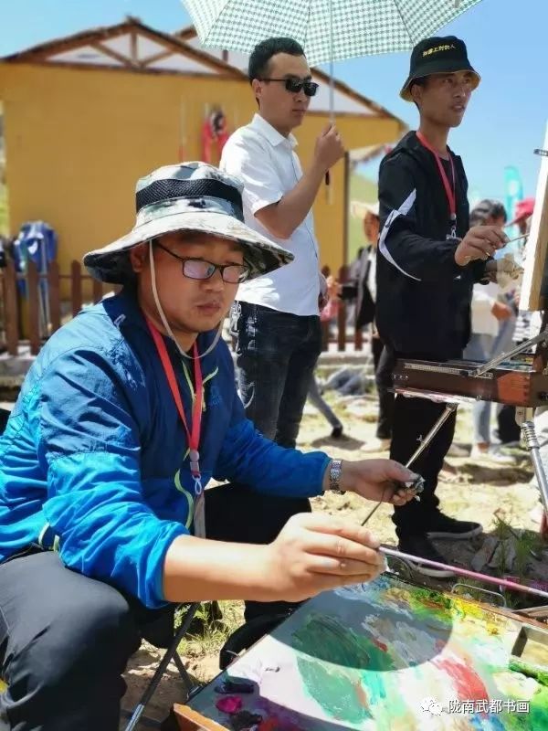 武都书画摄影展,写生武都