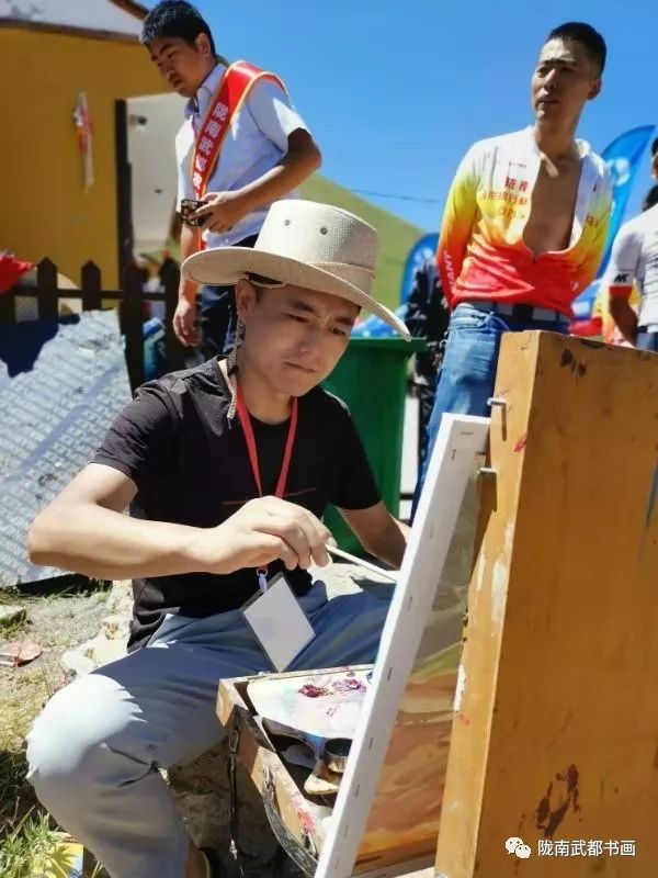 武都书画摄影展,写生武都