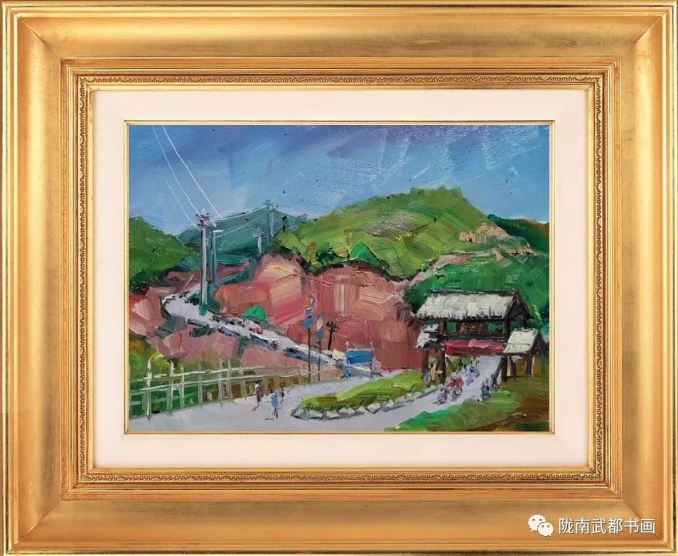 武都书画摄影展,写生武都