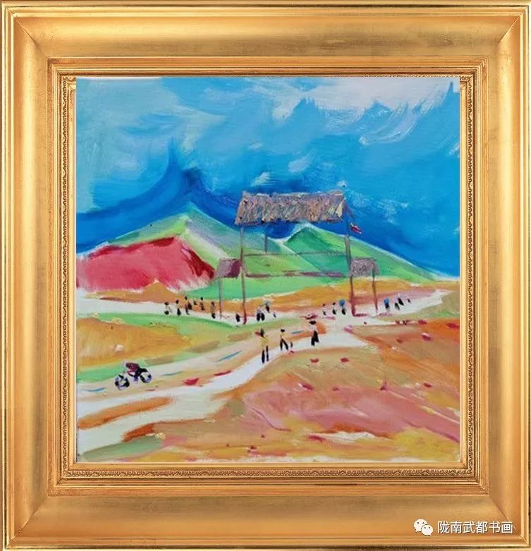 武都书画摄影展,写生武都