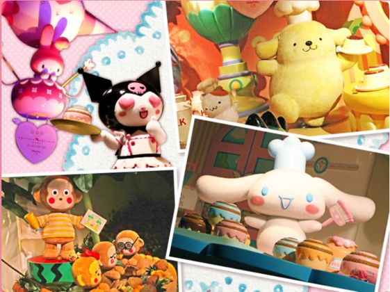 日本三丽鸥hello kitty游玩视频 (东京三丽鸥hellokitty乐园)