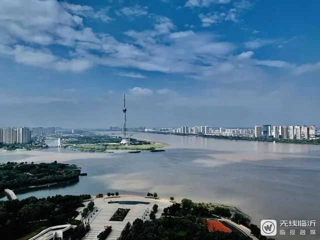 刷屏了！临沂三河口再现“琅琊八景”之“沂水拖蓝”！