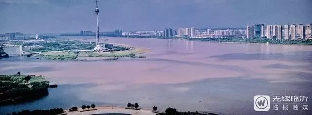 刷屏了!临沂三河口再现“琅琊八景”之“沂水拖蓝”!