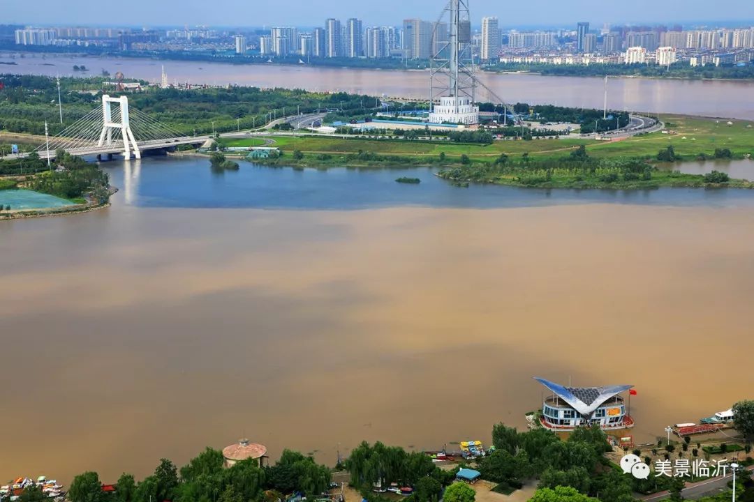 刷屏了!临沂三河口再现“琅琊八景”之“沂水拖蓝”!