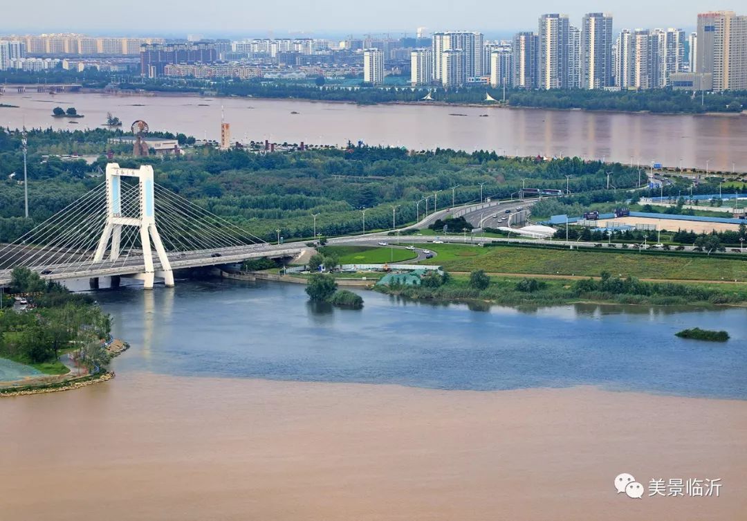 刷屏了!临沂三河口再现“琅琊八景”之“沂水拖蓝”!