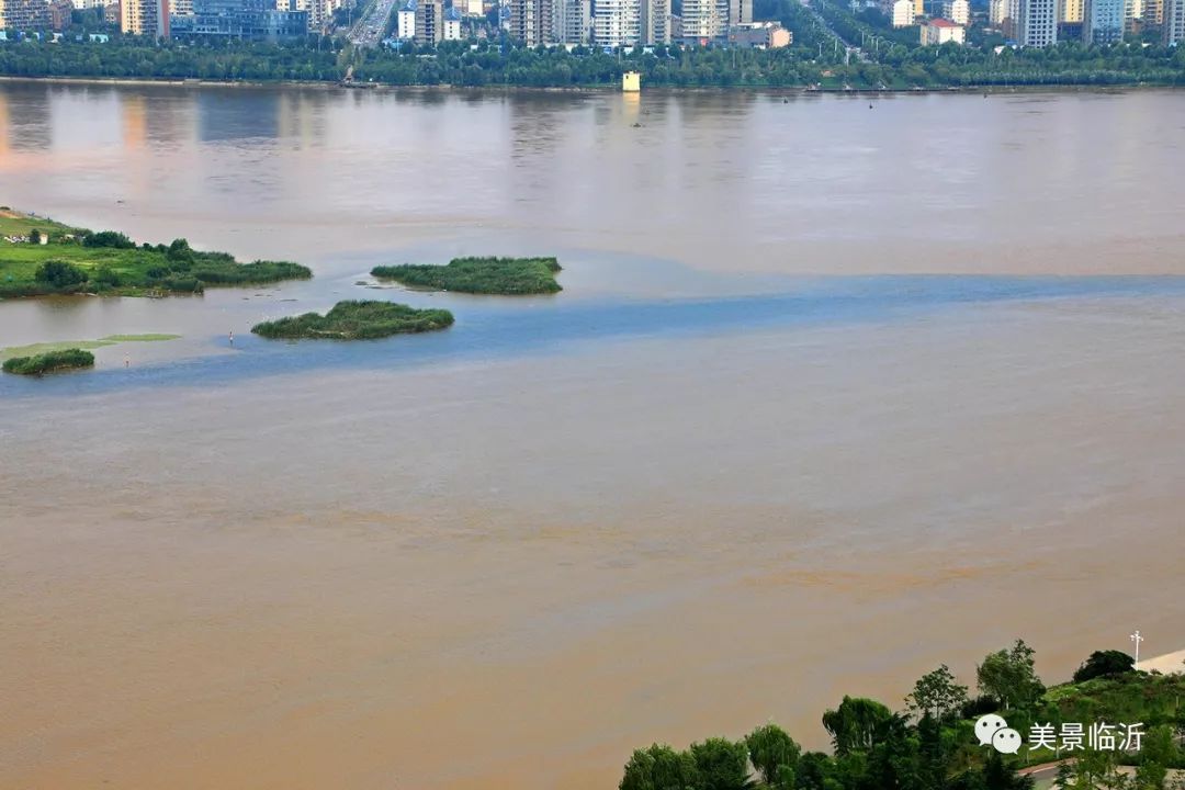 刷屏了!临沂三河口再现“琅琊八景”之“沂水拖蓝”!