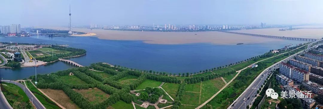 刷屏了!临沂三河口再现“琅琊八景”之“沂水拖蓝”!