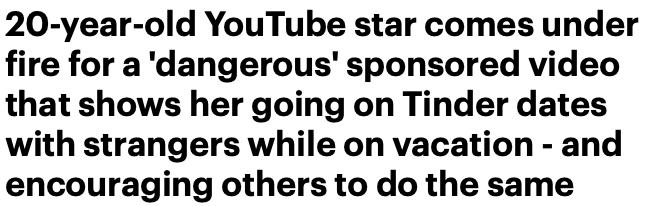 给约会软件拍视频带盐,这个网红博主被骂成筛子…